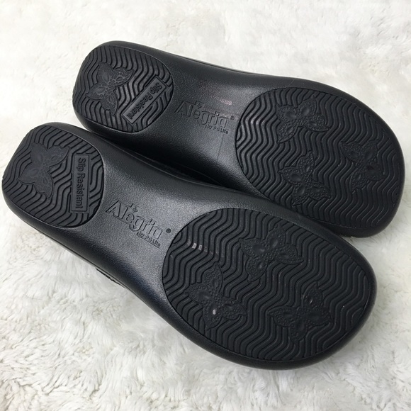 Alegria KAY-241 Black Slip On Clogs Size 35 - Picture 8 of 11